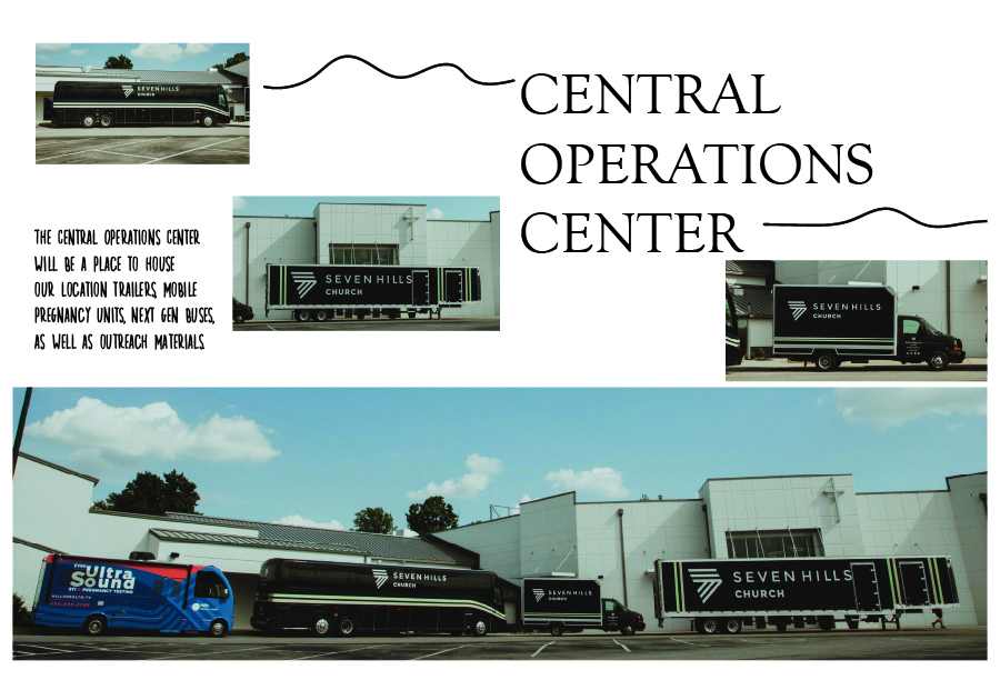 Central Operations Center - The central operations center will be a place to house our location trailers, mobile pregnancy unit, Next Gen buses, as well as outreach materials.