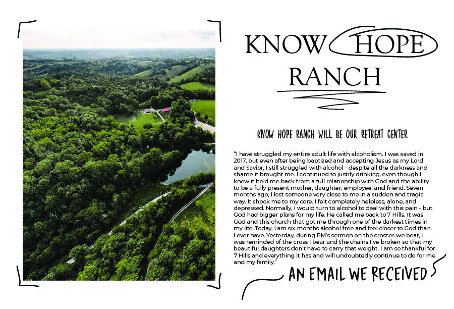 Know Hope Ranch will be our retreat center.